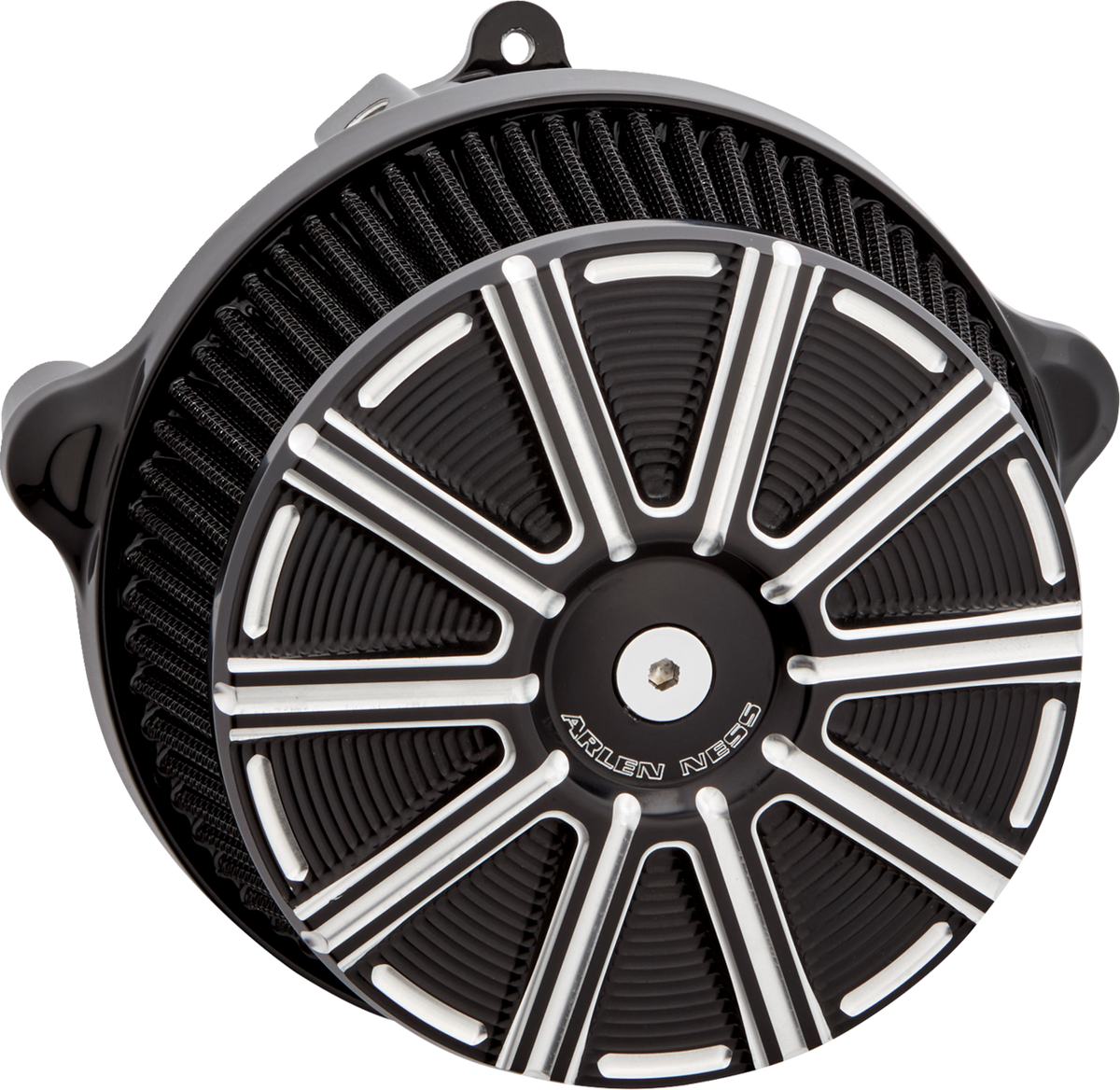 Big Sucker™ Stage 1 Air Cleaner Kit with Cover - 10 Gauge - Black with Machined Accents