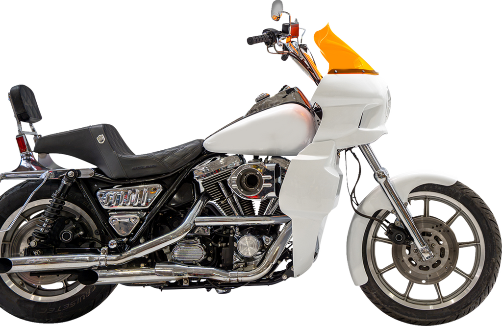 Ice Flare® Windshield - 12-1/2" - Orange Ice - Saddlemen S-RT Fairing