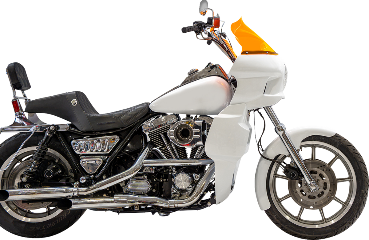 Ice Flare® Windshield - 12-1/2" - Orange Ice - Saddlemen S-RT Fairing