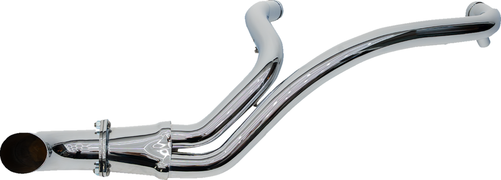 2-into-1 BMF Exhaust System - M8 - Chrome