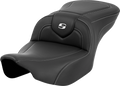 Roadsofa™ Seat - Carbon Fiber - Silver Stitch/Silver Logo - without Backrest - FL '23-'24
