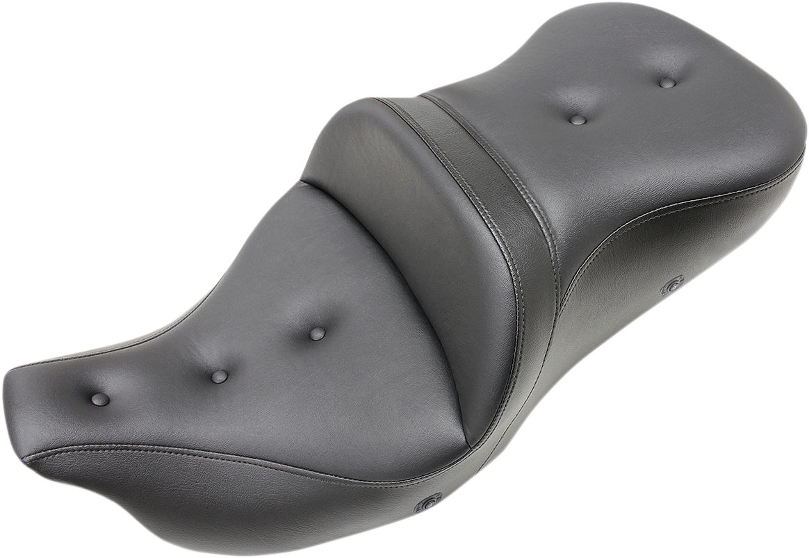 Roadsofa™ Seat - Heated - Pillow Top - without Backrest - Black - FLH/FLT '09-'24