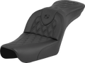 RoadSofa™ Seat - Lattice Stitch - without Driver Backrest - FXDWG '04-'05