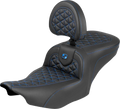 Roadsofa™ Seat - with Backrest - Blue Stitch - FLH/FLT '23-'25
