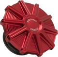 Vented Gas Cap - 10 Gauge - Red