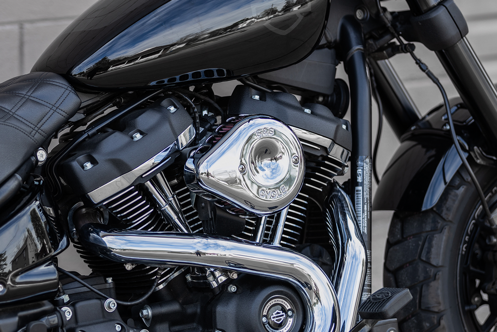 Air Cleaner Cover - Mini Teardrop - Chrome
