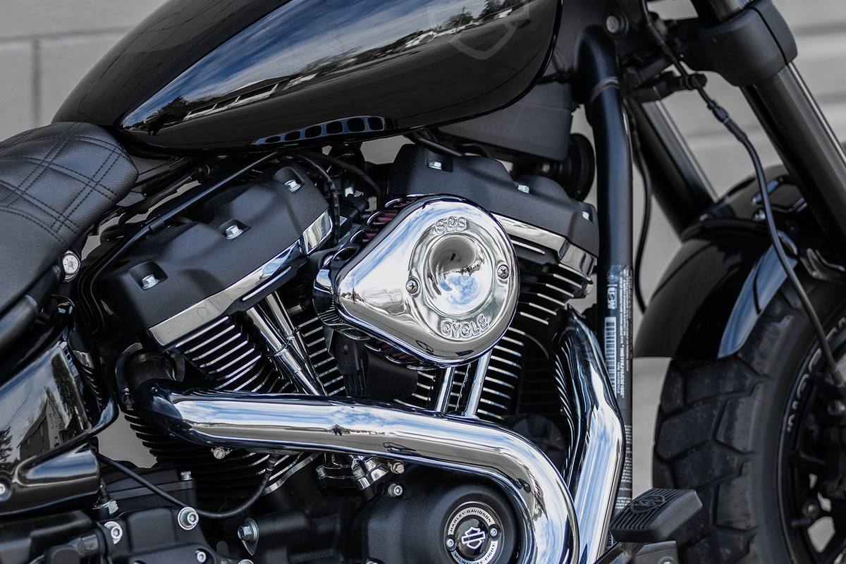 Air Cleaner Cover - Mini Teardrop - Chrome