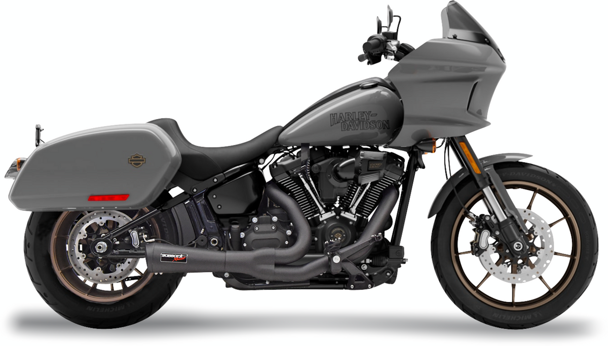 2-into-1 Ripper Short Exhaust System - Black - 49-State