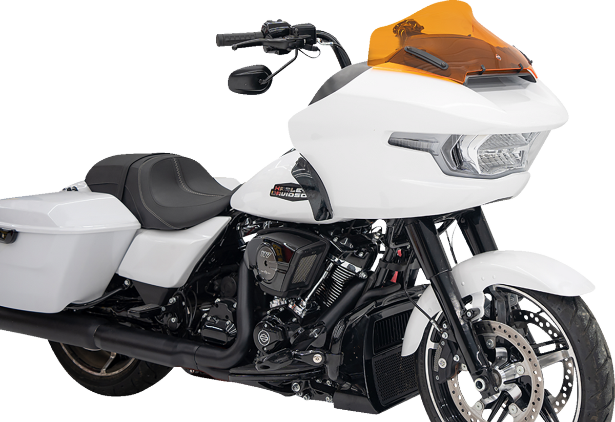 Kolor Flare® Windshield - 10" - Orange - '23-'26 FLTRX/FLTRT