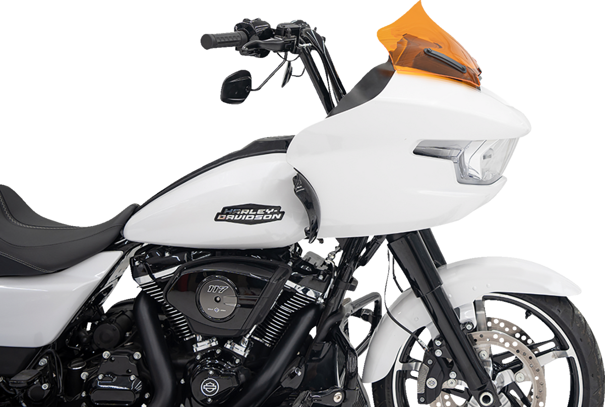 Kolor Flare® Windshield - 10" - Orange - '23-'26 FLTRX/FLTRT