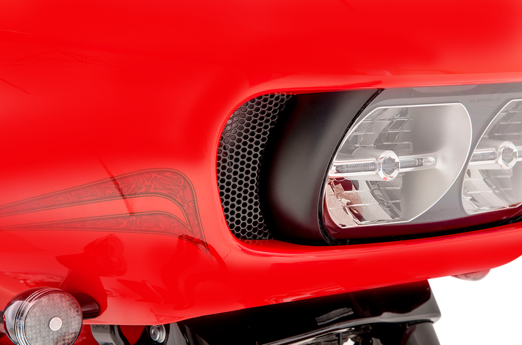 Fairing Vent Screen - Round - Black - FLTR