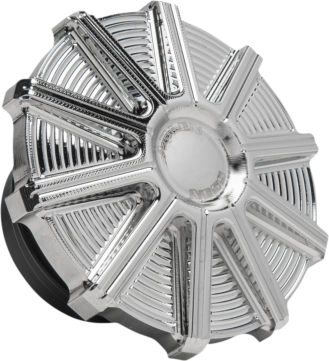 Vented Gas Cap - 10 Gauge - Chrome