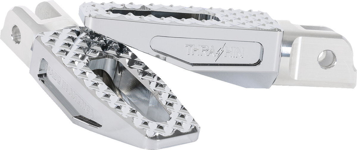 Slim P-54 Foot Pegs - Front - Chrome