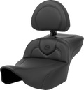 Heated RoadSofa™ Seat - Extended Reach - Smooth - w/ Backrest - FLT/FLH ’23-‘24