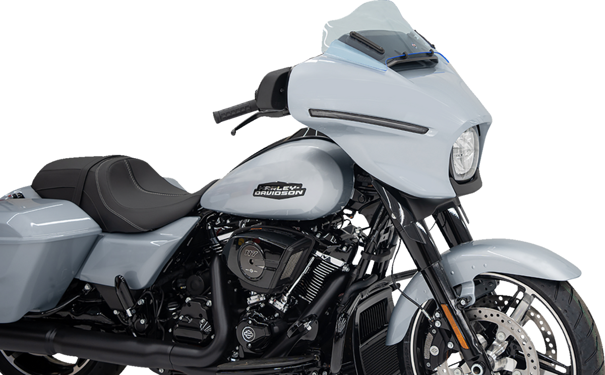Ice Flare® Windshield - 8" - Blue Ice - '23-'26 FLHX/FLHLT