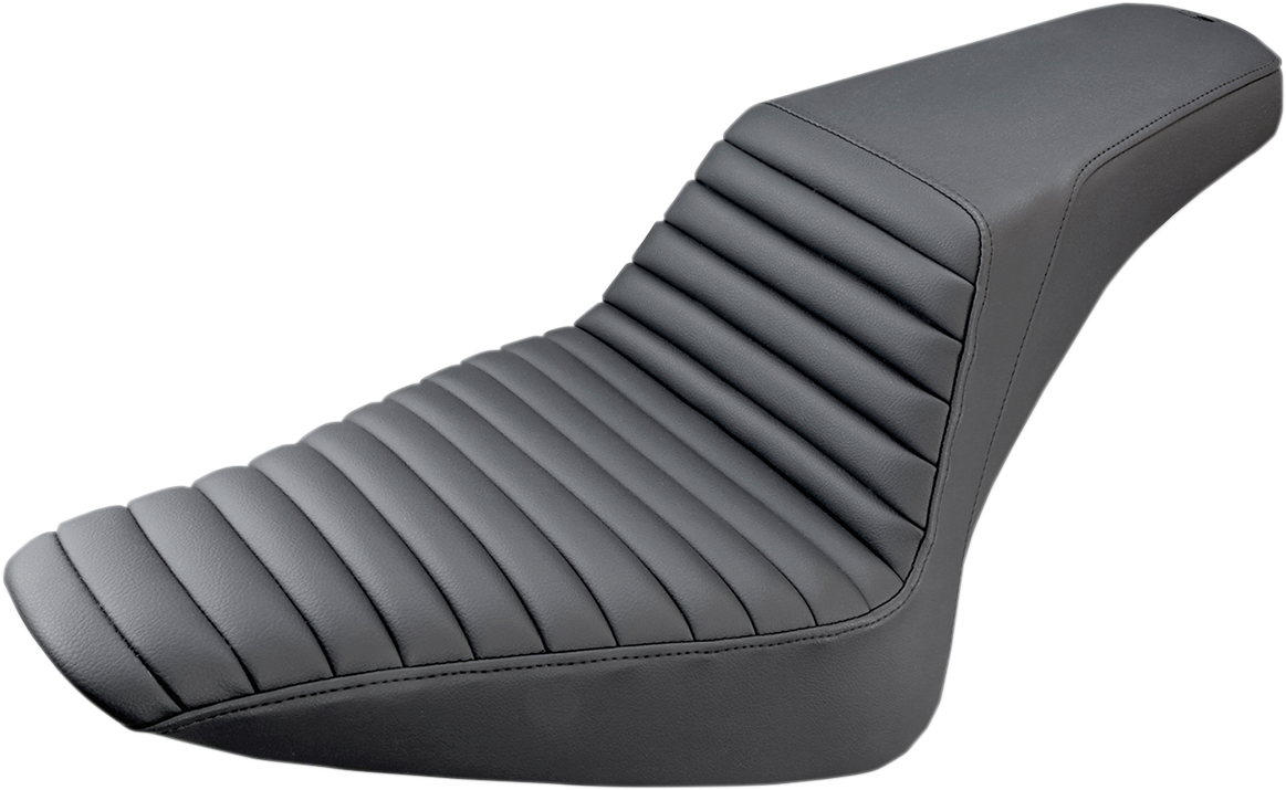 Step-Up Seat - Front Tuck-n-Roll - Black - FLS