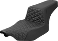 Extended Step-Up Seat - Tri-Gripper - Black - FLH/FLT '23-'25