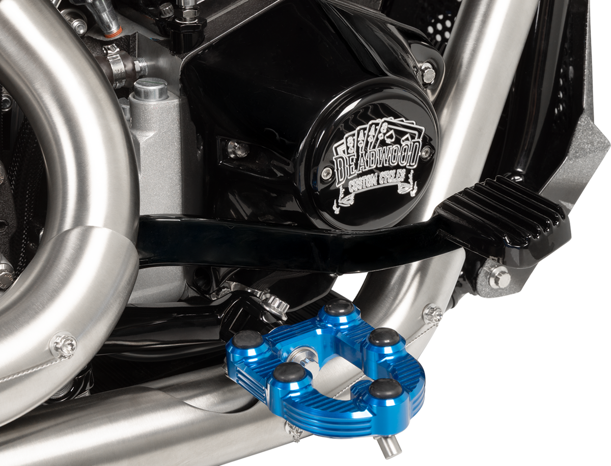 MX Foot Pegs - Driver - Blue