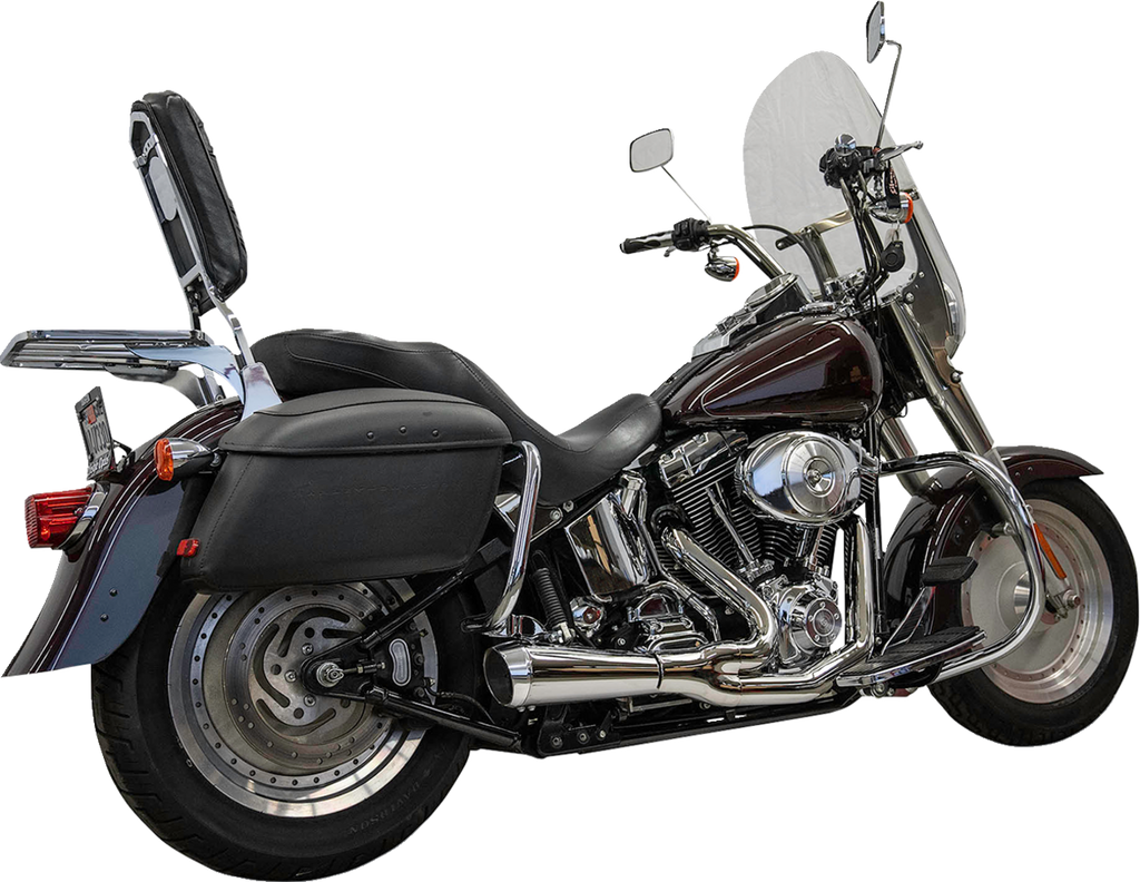 2-into-1 Ripper Exhaust System - Short - Chrome - Twin Cam S