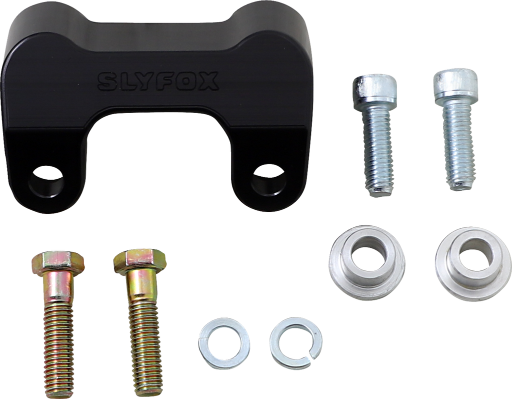 Riser Adapter - Relocation Bracket - Black