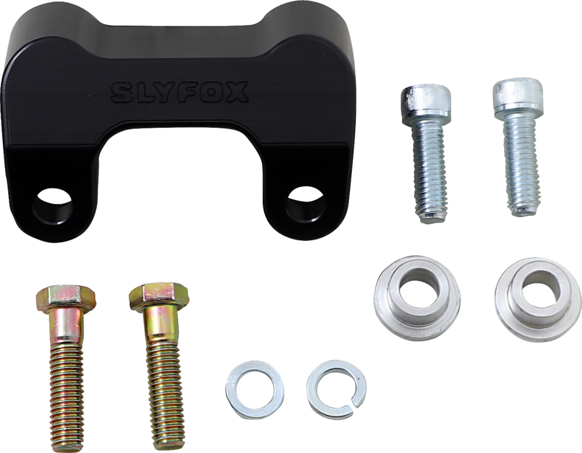 Riser Adapter - Relocation Bracket - Black