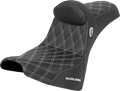 Pro Series SDC Performance Seat - w/ Backrest - White Stitch - Gripper - FXBB/FXST '18-'25