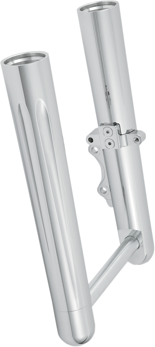 Fork Legs - Chrome - Deep Cut - Dual Disc