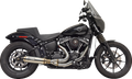 2-into-1 Super Bike Exhaust System with 4" Muffler - Stainle