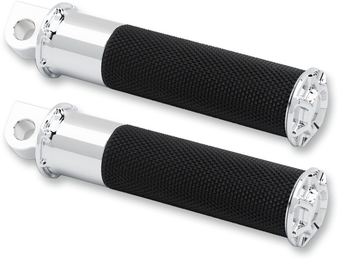 Foot Pegs - Beveled - Chrome