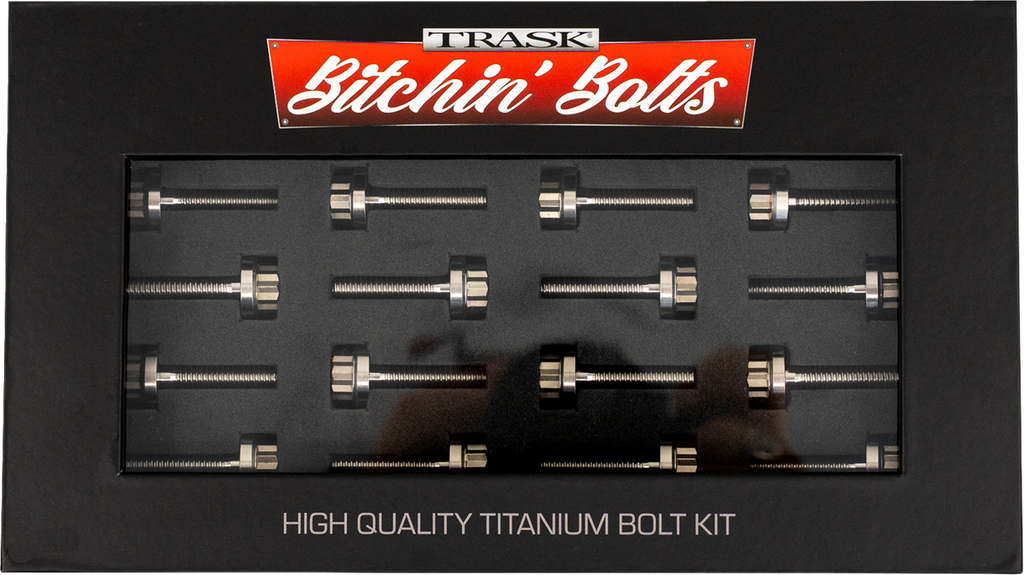 Bitchin' Bolts Hardware Kit - Titanium - M8 - Rocker Box