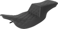 Tour Step-Up Seat - Full Lattice Stitch - Black - FL '97-'07