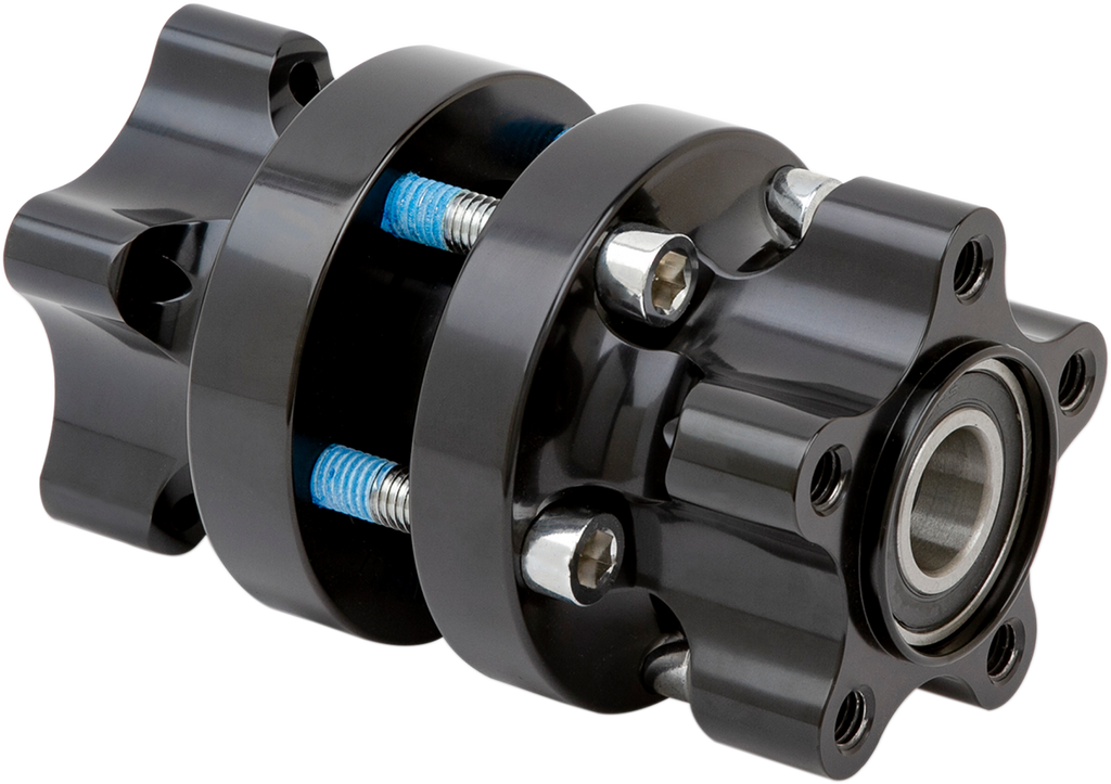 Hub - Cartridge - Rear/Single Disc - Black - Softail/Hydra Glide Revival