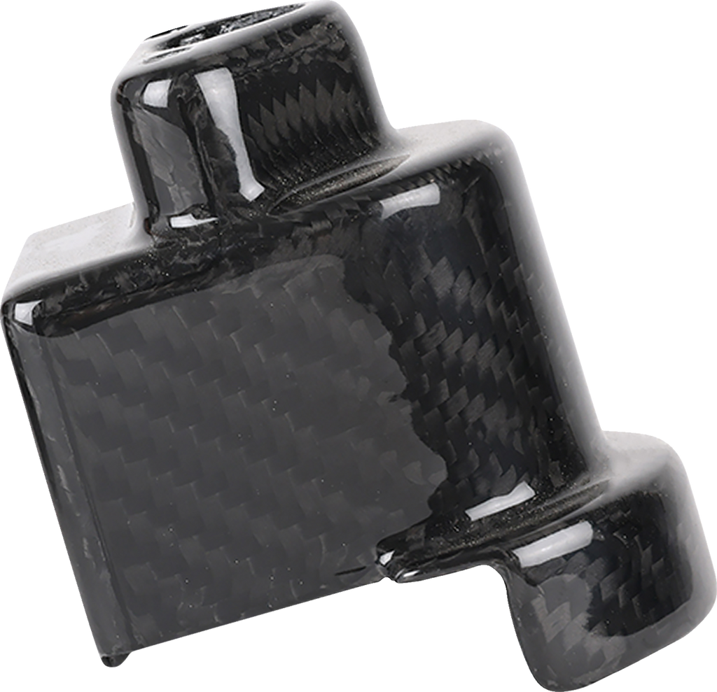 Cover Steering Lock - Gloss Weave Carbon Fiber
