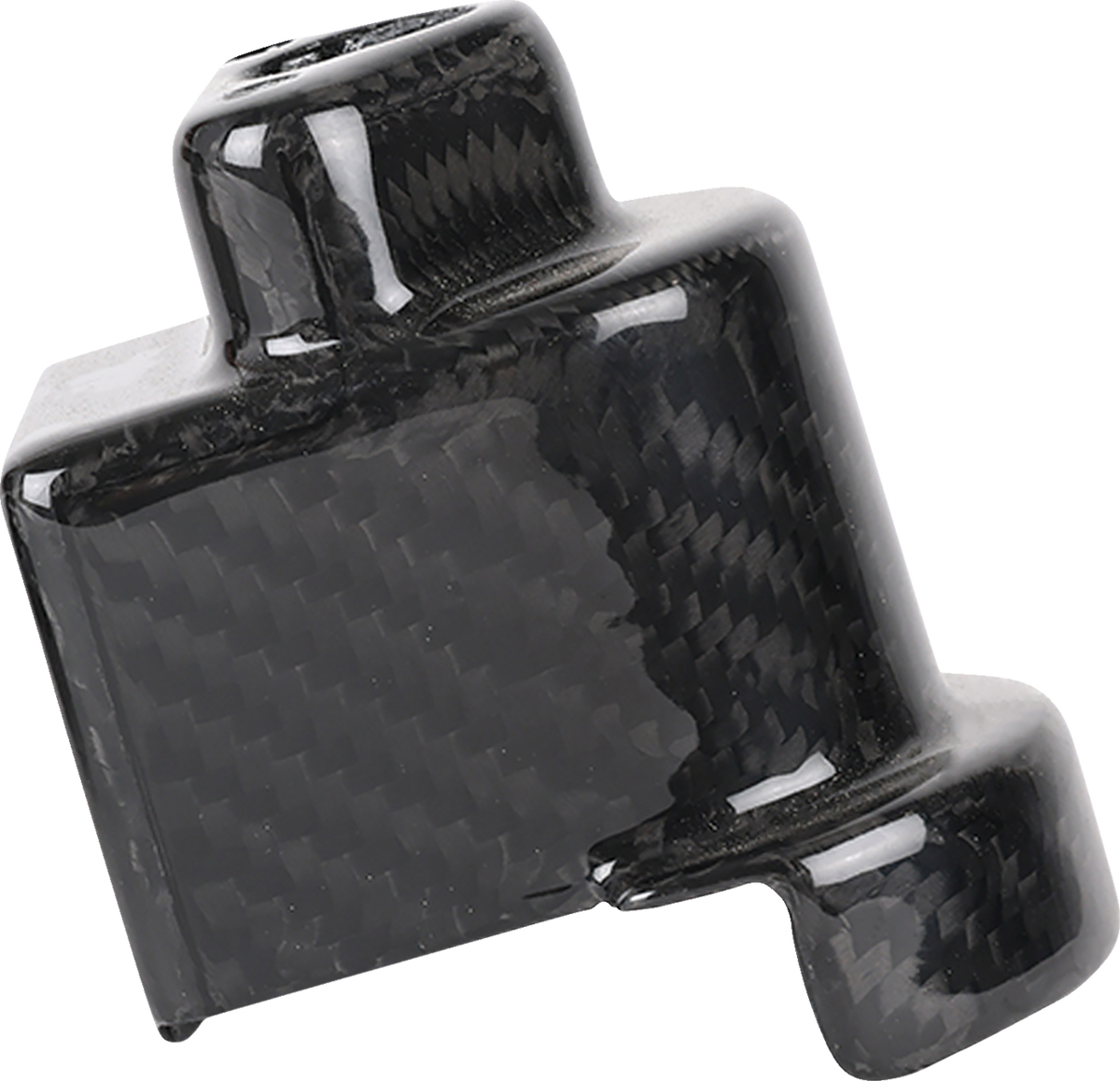 Cover Steering Lock - Gloss Weave Carbon Fiber
