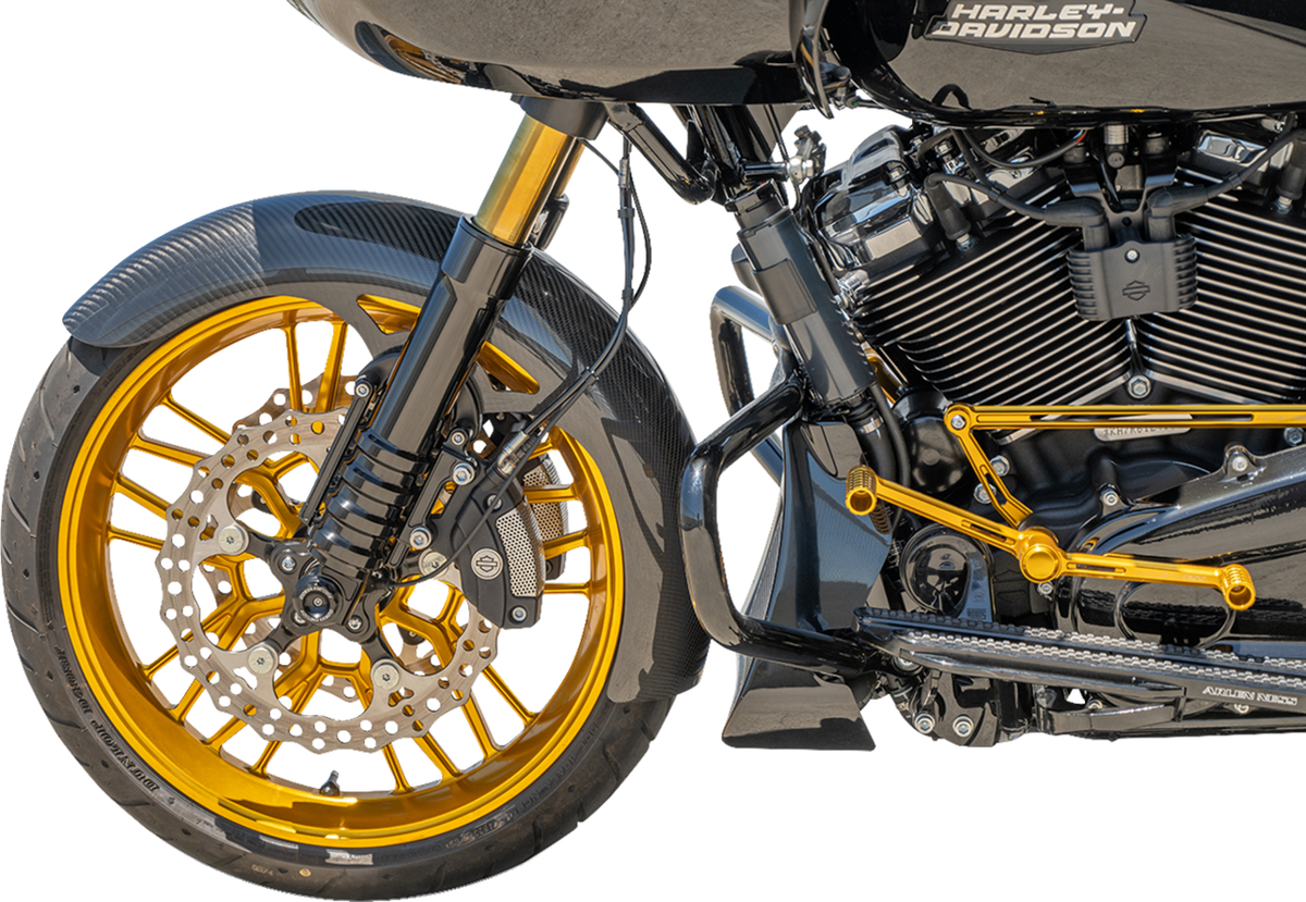 Carbon Fiber Front Fender - Wrapper - 19" - HD Touring '99-'13