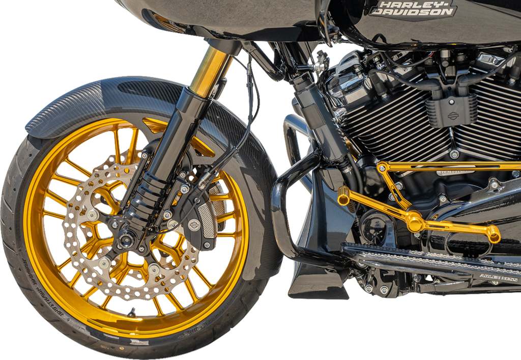 Carbon Fiber Front Fender - Wrapper - 19" - HD Touring '24-'26