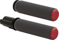 Knurled Grips - TBW - Red