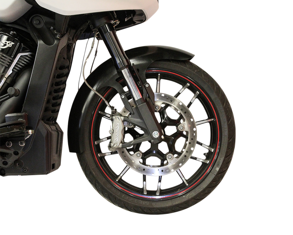 Hugger Front Fender - Black - 16"-19" - HD Challenger/Chief/Pursuit