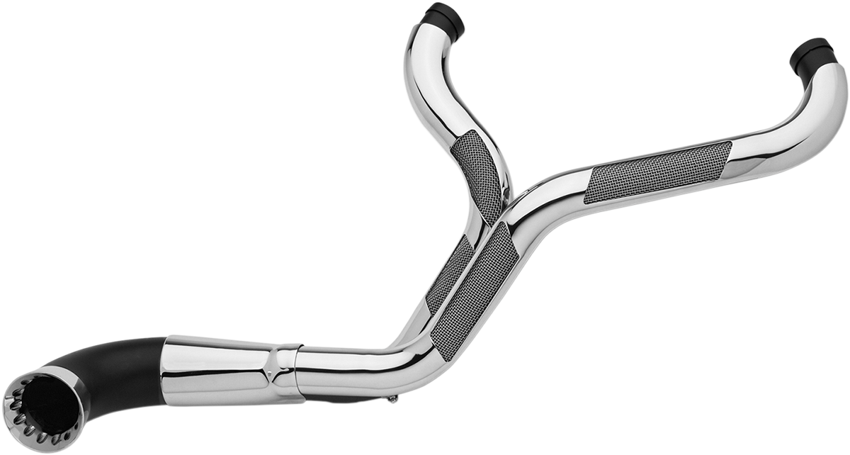 2-into-1 Nasty Bastard Exhaust System - Chrome - '97-'16 FL