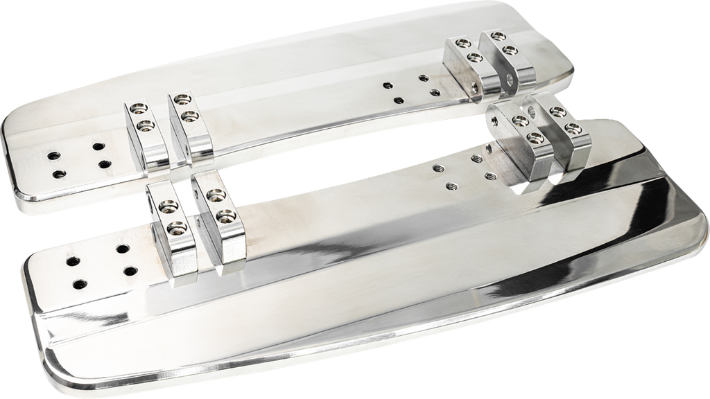 Driver Floorboards - Black Polished - Touring
