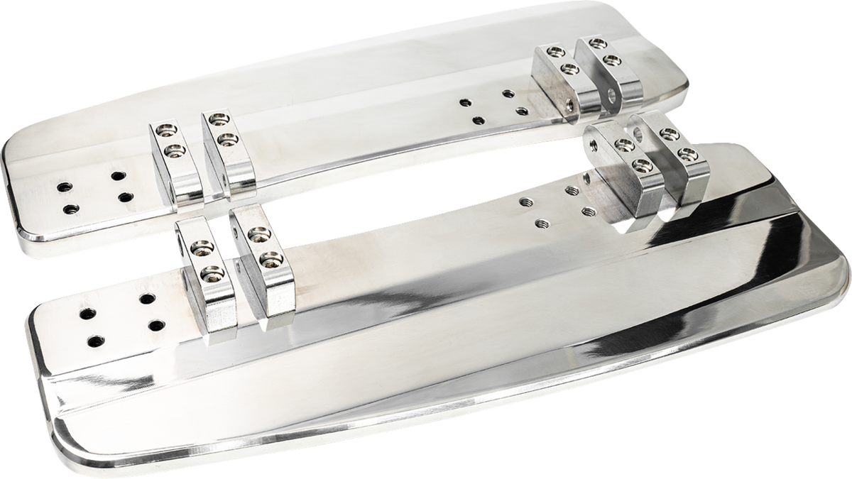 Driver Floorboards - Black Polished - Touring