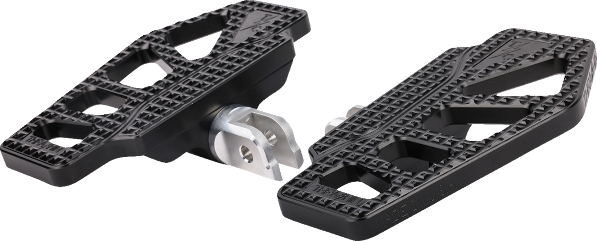 Apex Mini Floorboards - Driver - Black - Softail