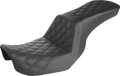 Step-Up Seat - Full Lattice Stitch - Black - Dyna