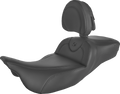 Roadsofa™ Extended Reach Seat - Black/Black Stitching - w/ Backrest - FL '08-'24
