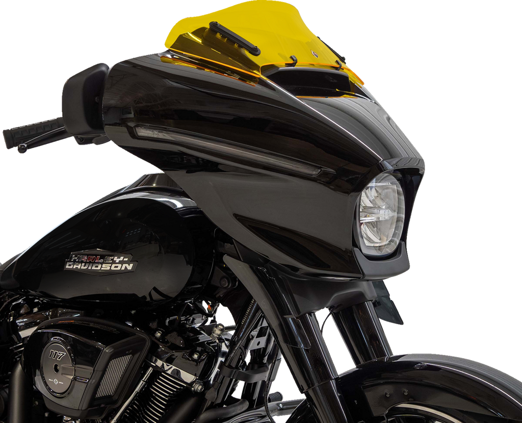 Kolor Flare™ Windshield - 6-1/2" - Yellow - '23-'26 FLHX/FLHLT