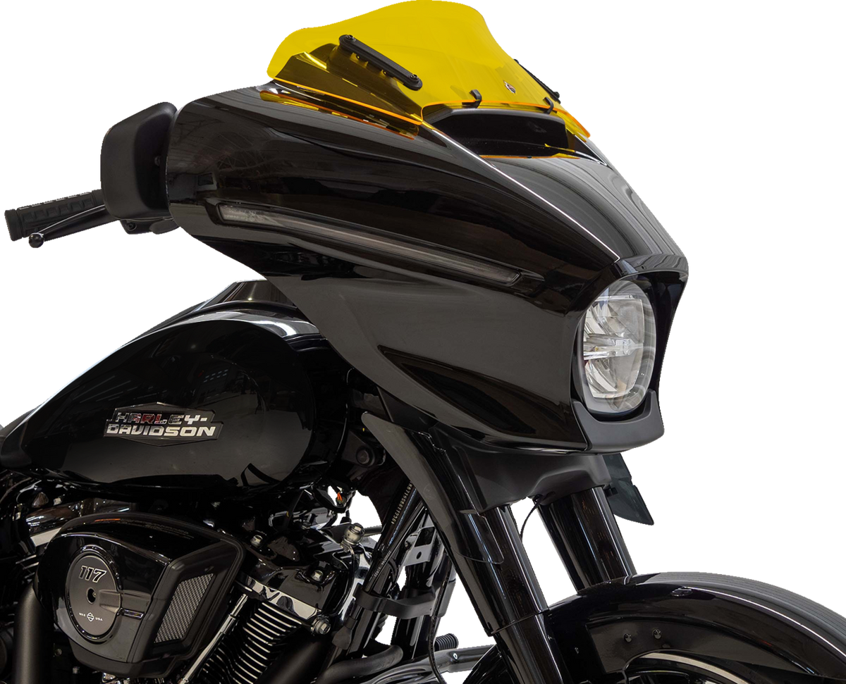 Kolor Flare™ Windshield - 6-1/2" - Yellow - '23-'26 FLHX/FLHLT