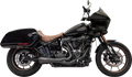 2-into-1 The Ripper Short Road Rage Exhaust System - Black