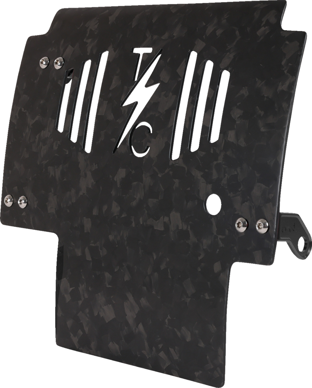Skid Plate - Carbon Fiber/Forged - With Black Brackets - FLHX/FLTRX