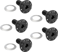 Bolt Kit - Holeshot/Front/Floating/Brake Rotor - Spoke Mount - Black - 5 Pack