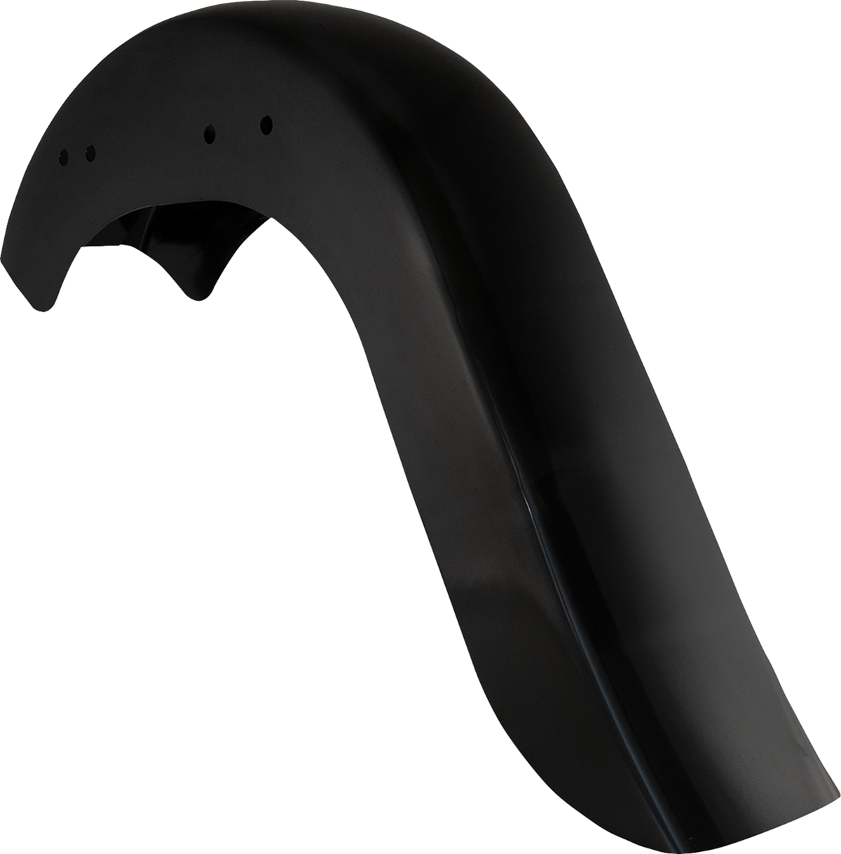 Benchmark Rear Fender - Vicla - Smooth - Black - HD Softail/Touring '18-'26